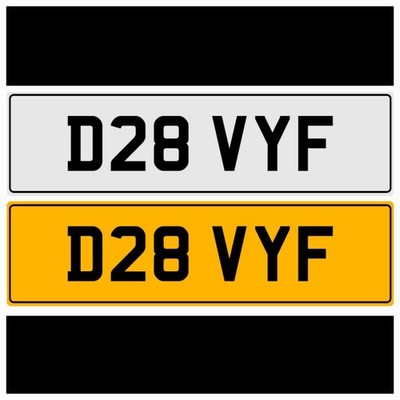 D28 VYF DAV DAVY DAVE DAVID DAVYS DAVIS DAVINA DVD PREFIX PRIVATE NUMBER PLATE