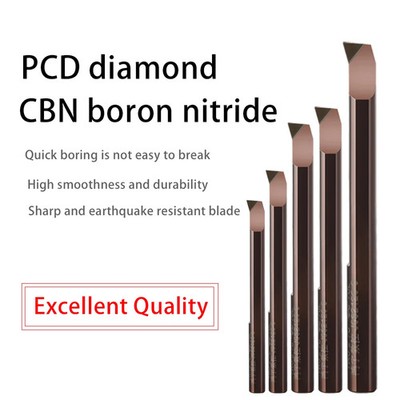 Inside Hole Boring Tool 3mm Diamond CNC Micro Turning Tool High Finish Cutting