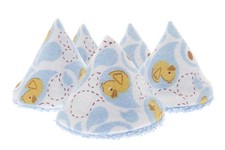 Pee-Pee Teepee Rubber Ducky Blue - Cello Bag, 5 pack
