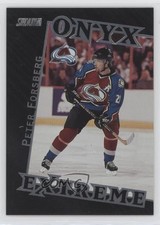 1999-00 Topps Stadium Club Onyx Extreme Peter Forsberg #OE2 HOF 0u7