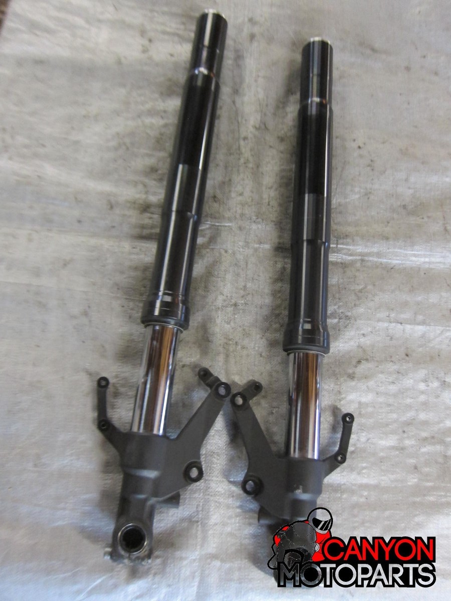 02 03 Yamaha YZF R1 Front Forks Suspension Springs Shocks STRAIGHT