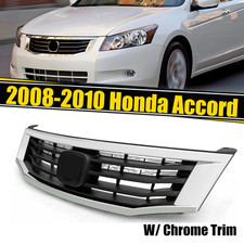 For 2008 2009 2010 Honda Accord Ex Lx Front Upper Bumper Grille Chrome Grill For 2008 2009 2010 Honda Accord Ex Lx Front Upper Bumper Grille Chrome Grill