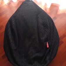 Poltrona Sacco In Velluto A Coste Marrone Great BRITAIN 