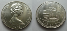 1Crown 1979 - Elizabeth II - Flämische Karacke - ( K-N ) - Isle of Man -