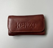 KENZO Brown Leather Wallet - Key Holder