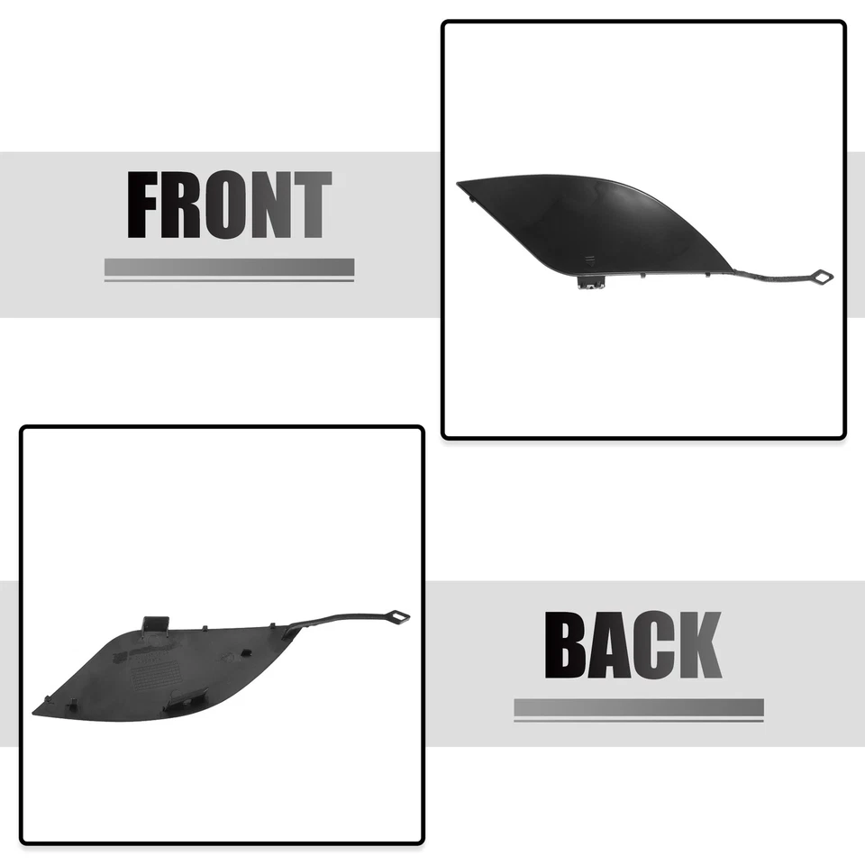 Rear Right Bumper Tow Hook Cover Towing Eye Cap Fit for Mercedes-Benz C 300 Foto 4 de 4