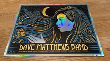 2019 Dave Matthews Band Noblesville N2 FOIL variant AE print S/N /50 Todd Slater