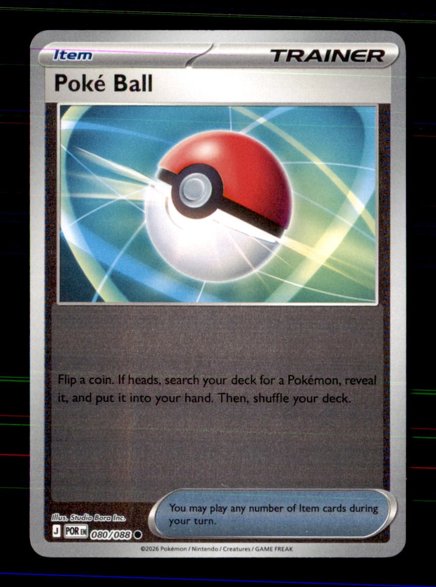 Poke Ball 080/088 Common Perfect Order Pokemon Reverse Holo Near Mint