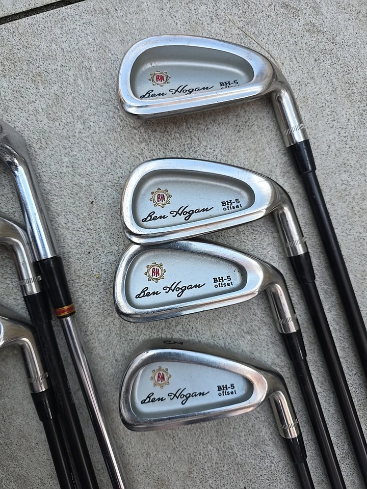 Ben Hogan BH-5 Iron Set 3-8 + Sand Wedge Iron. Light Weight Flex Graphit Apex 4  - Image 2 of 4