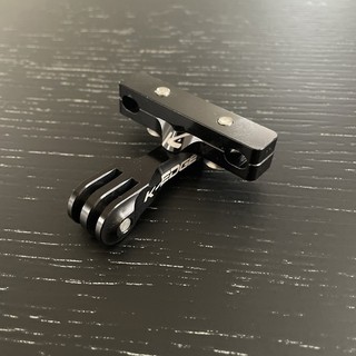 K Edge GO BIG LIGHT AND CAMERA SADDLE RAIL MOUNT Black New Open Box