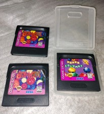 2 Bust-A-Move Sega Game Gear Game Cartridges And 1 Super Columns Game Cartridge