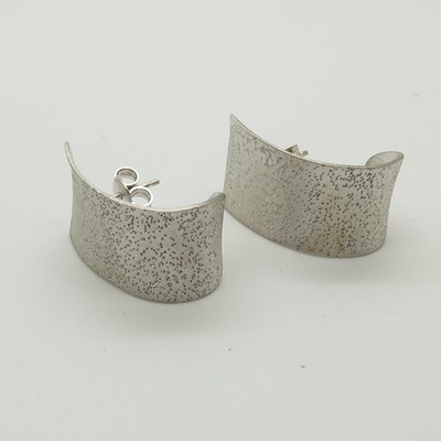 925 Sterling Silber Jacmel Mauritius (JCM) Grobe Ohrstecker