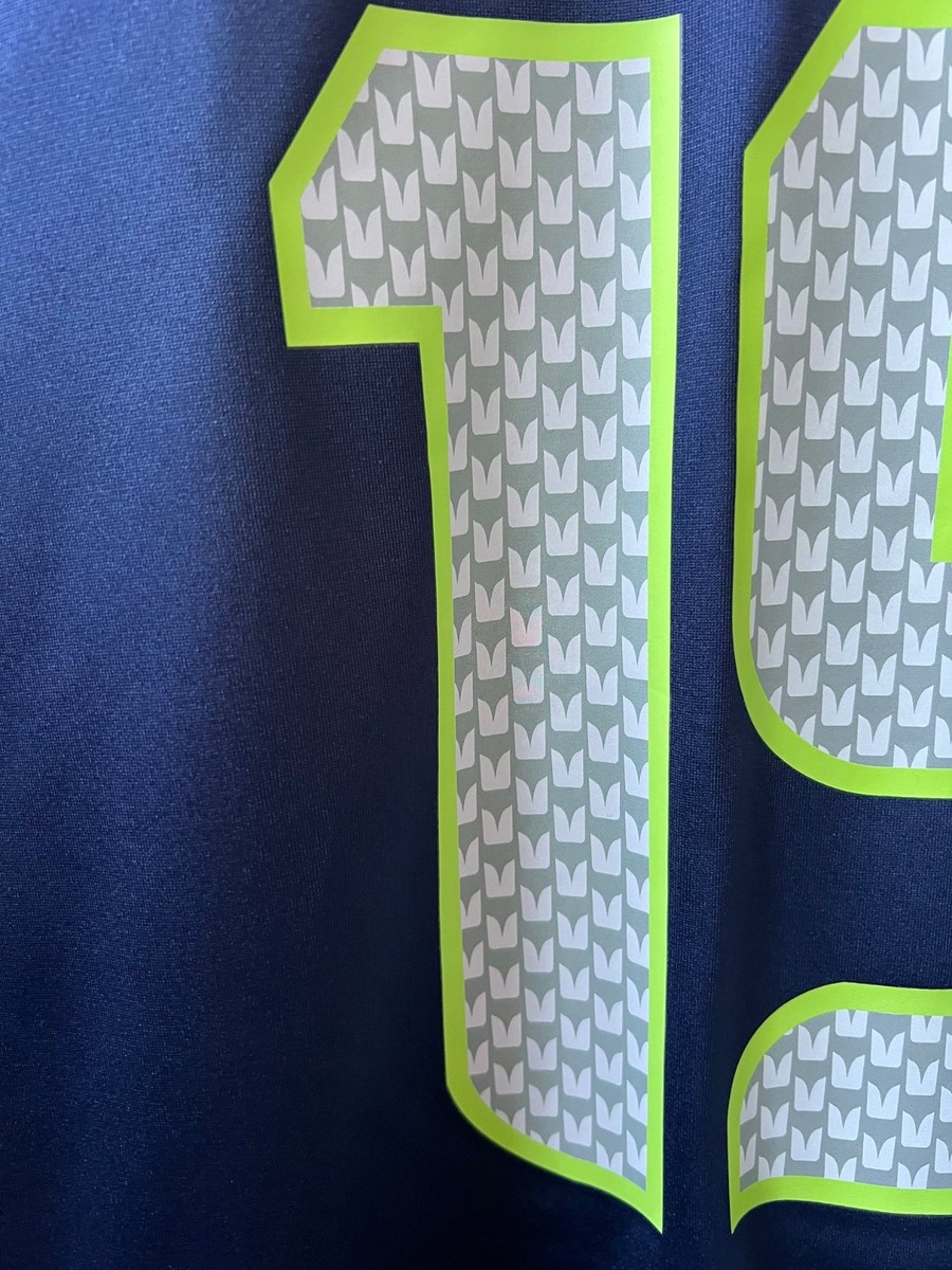 SEATTLE SEAHAWKS AMERICAN FOOTBALL #19 NFL JERSEY SHIRT NIKE sz L