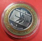 $10 Gaming Token - .6 oz. .999 silver center. McCarran Airport (126097)