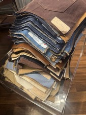 HUGE LOT Vtg 1970's 80's Denim Pocket Salesman Samples Panels LEVIS Jeans shirt