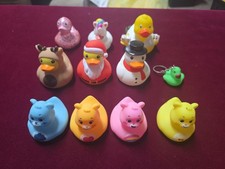 Lot Of 11 Rubber Ducks Jeep 