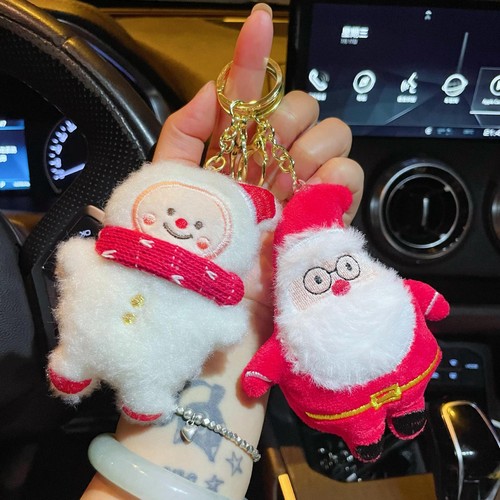 Brand New Cartoon Santa Keyring Keyfob Keychain BagCharm Ideal Christmas Gift - Picture 8 of 23