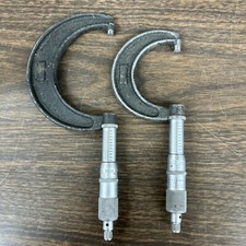 Vintage Craftsman Outside Micrometer with Tools 1"-2" & 2"-3"