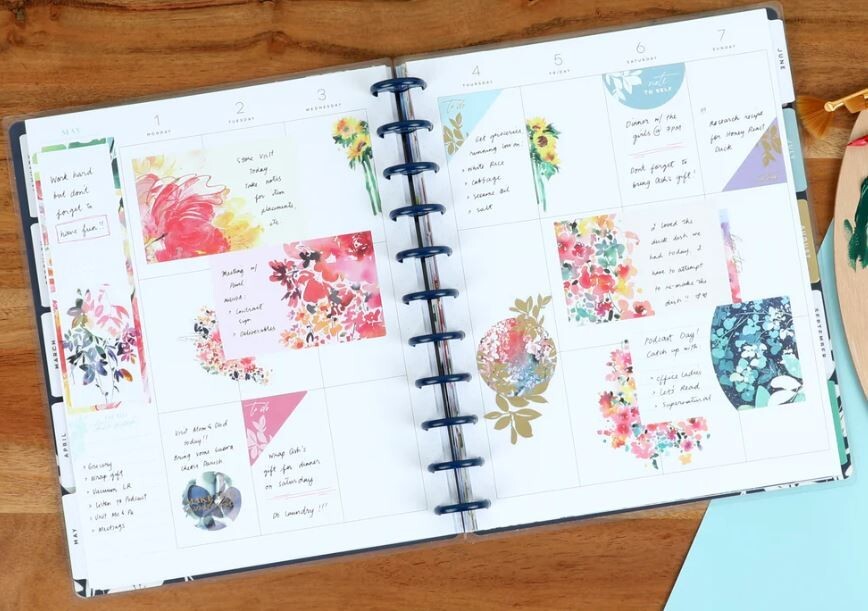Happy Planner mamBi CreativeIngrid Value Pack Stickers INGRID BLOOMS SVP130-180