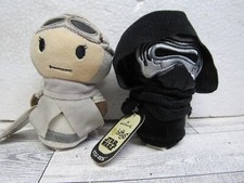 Hallmark Itty Bittys Star Wars Rey  Kylo Ren Stuffed Plush Toy