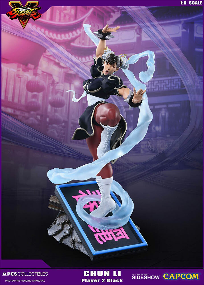 STREET FIGHTER CHUN-LI PLAYER 2 BLACK PCS COLLECTIBLE 46/150 | eBay