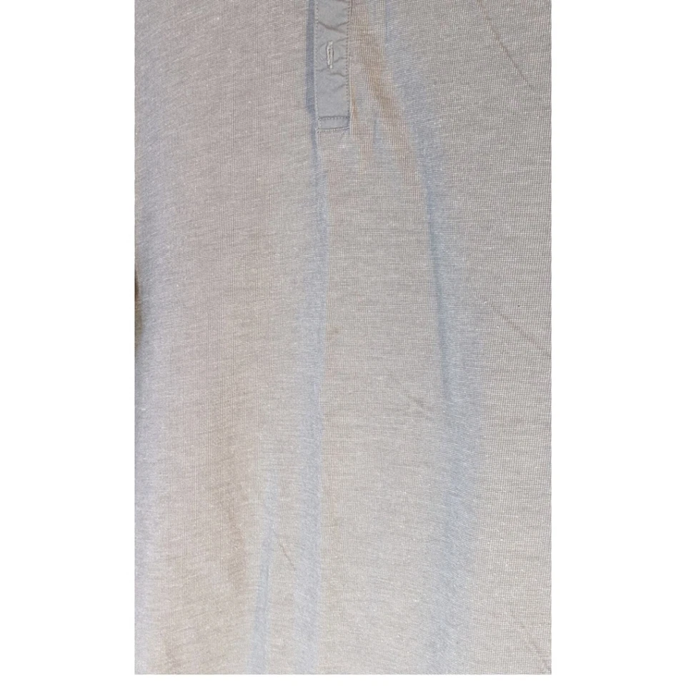 Mens Perry Ellis Portafolio Button Front Knit Shirt Size L Grey - Image 4 of 4