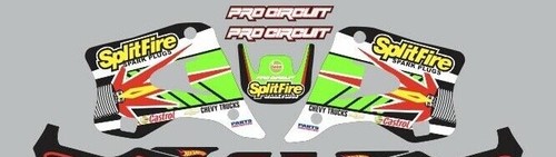 Graphic Kit for 1994-1998 Kawasaki KX125 250 KX250 125 Decals logo sticker - Foto 2 di 3