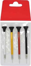 HOROTEC 01.020-F Assortiment de 4 tournevis d'horloger de précisions
