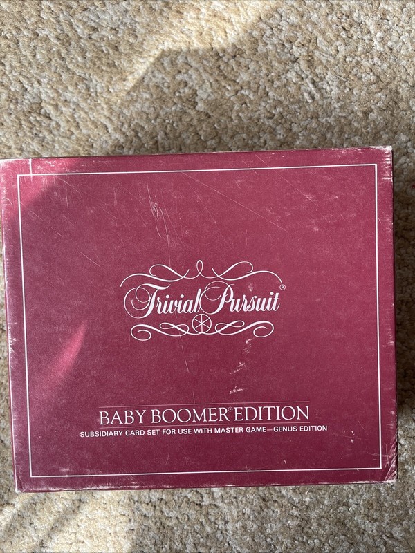 Trivial Pursuit Baby Boomer Edition Subsidiary Card Set