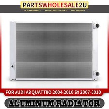 New Radiator for Audi A8 Quattro 2004-2010 S8 2007 2008-2010 4.2L 5.2L 6.0L AMT
