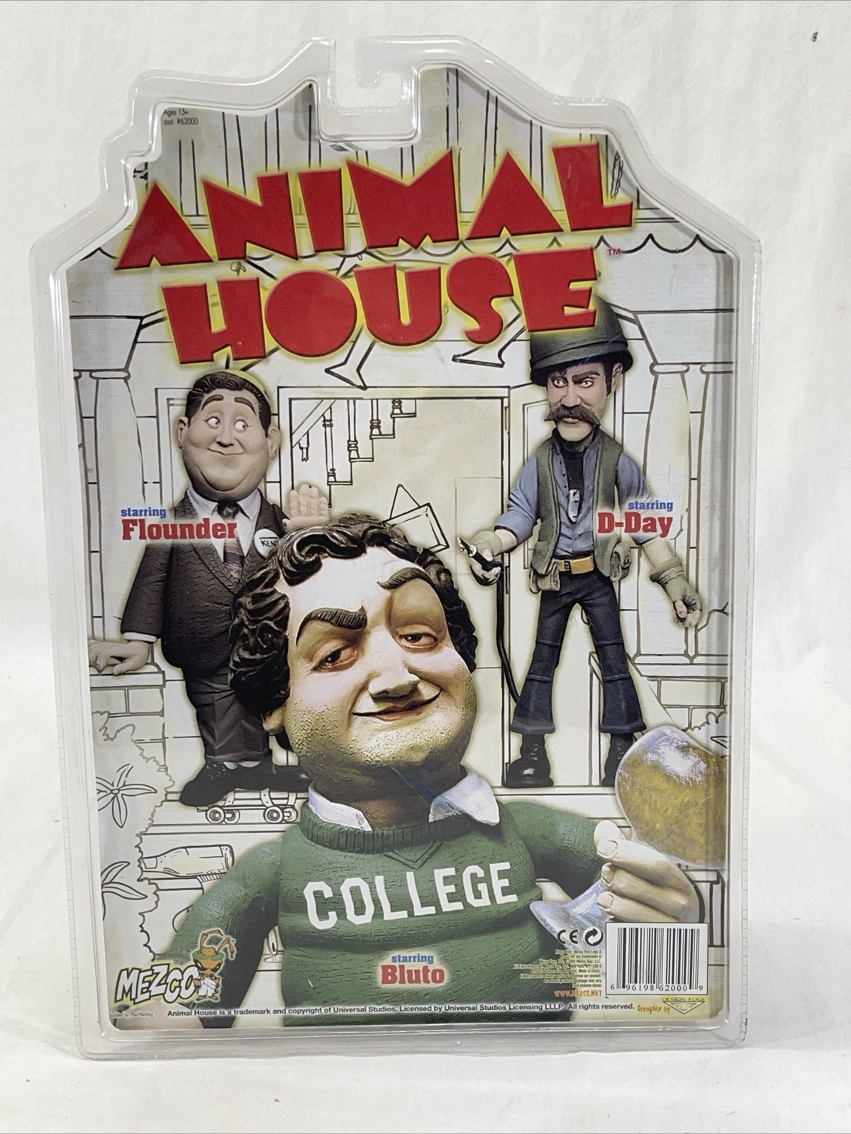 Animal House Bluto Figure and Accessories 2003 Mezco Toyz No. 62000