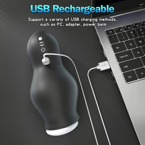 Male Masturbaters Automatic HandsFree Sucking Blowjob Cup Stroker Men Sex Toys - Photo 5/8