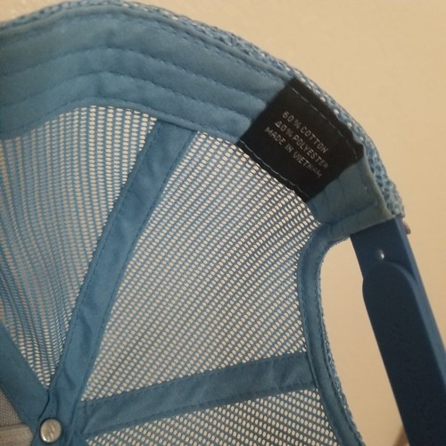 Travis Mathew Life On Tour Cap Trucker Hat Snapback Adjustable FlexFit Blue - Picture 6 of 7