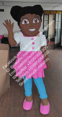 Gracie's Corner Gracie Girl Mascot Costume cosplay botarga halloween cartoon