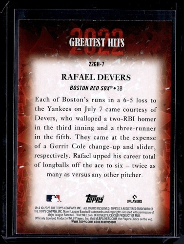 2023 Topps '22 Greatest Hits Baseball Complete Your Set - Picture 13 of 45