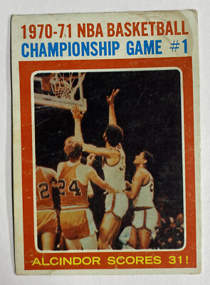 1971-72 Topps Basketball #133 Lew Alcindor (Poor)