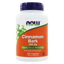 NOW Foods Cinnamon Bark 600 mg., 120 Capsules