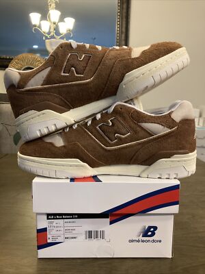 AIME LEON DORE x NEW BALANCE 550 – 2022 – WHITE/BROWN – MEN’S SIZE 9 D – NIB New Balance 550 x Aime Leon Dore ALD Brown White - BB550AB1  main image 2