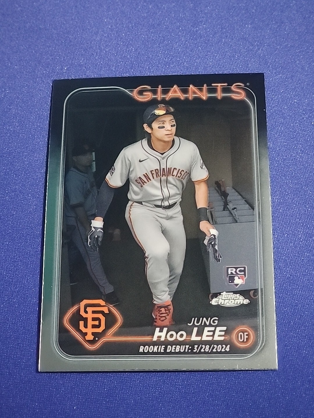 Jung Hoo Lee 2024 Topps Chrome Update Rookie Debut Base #USC185 SF Giants