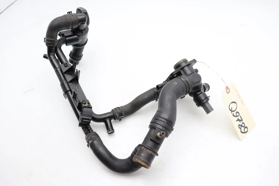 07-09 CARCASA TERMOSTATO VOLKSWAGEN EOS 2.0L CON MANGUERAS Y TUBOS Q9789 Foto 4 de 4