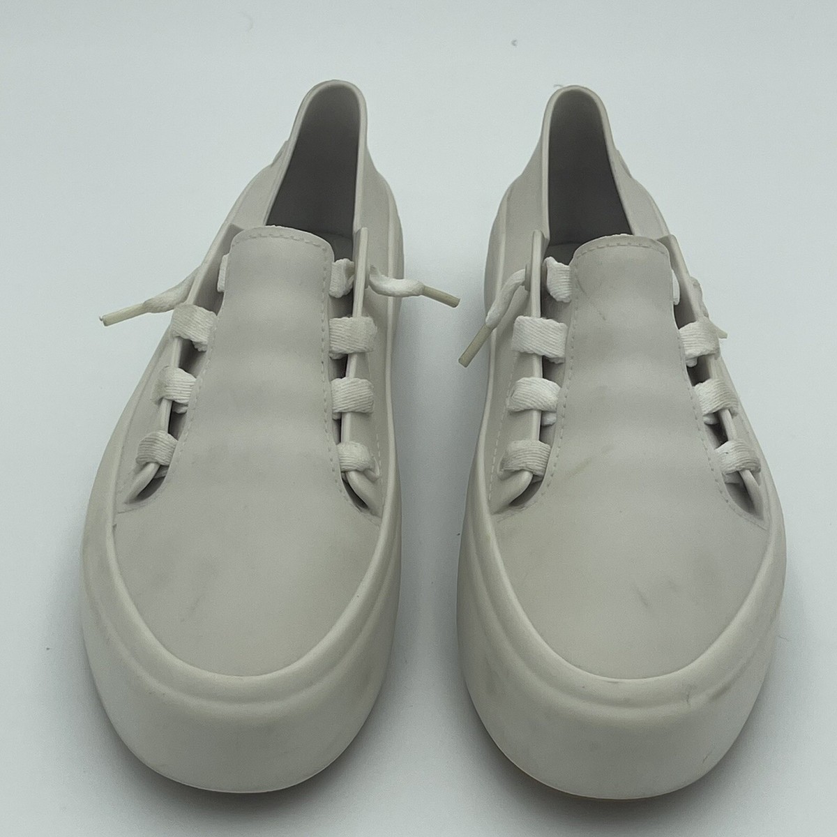 Melissa Ulitsa Slip on Sneaker White Beige Next Gen Shoes Women's