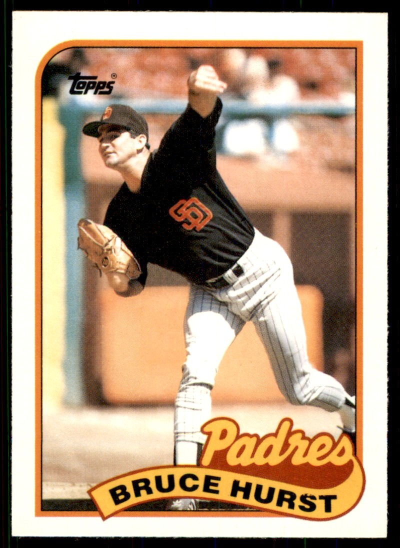 1989 Topps Traded Bruce Hurst San Diego Padres #55T