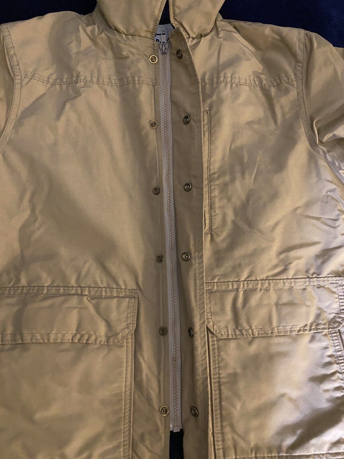 Vintage Woolrich Jacket Coat Corduroy Collar Mens… - image 7