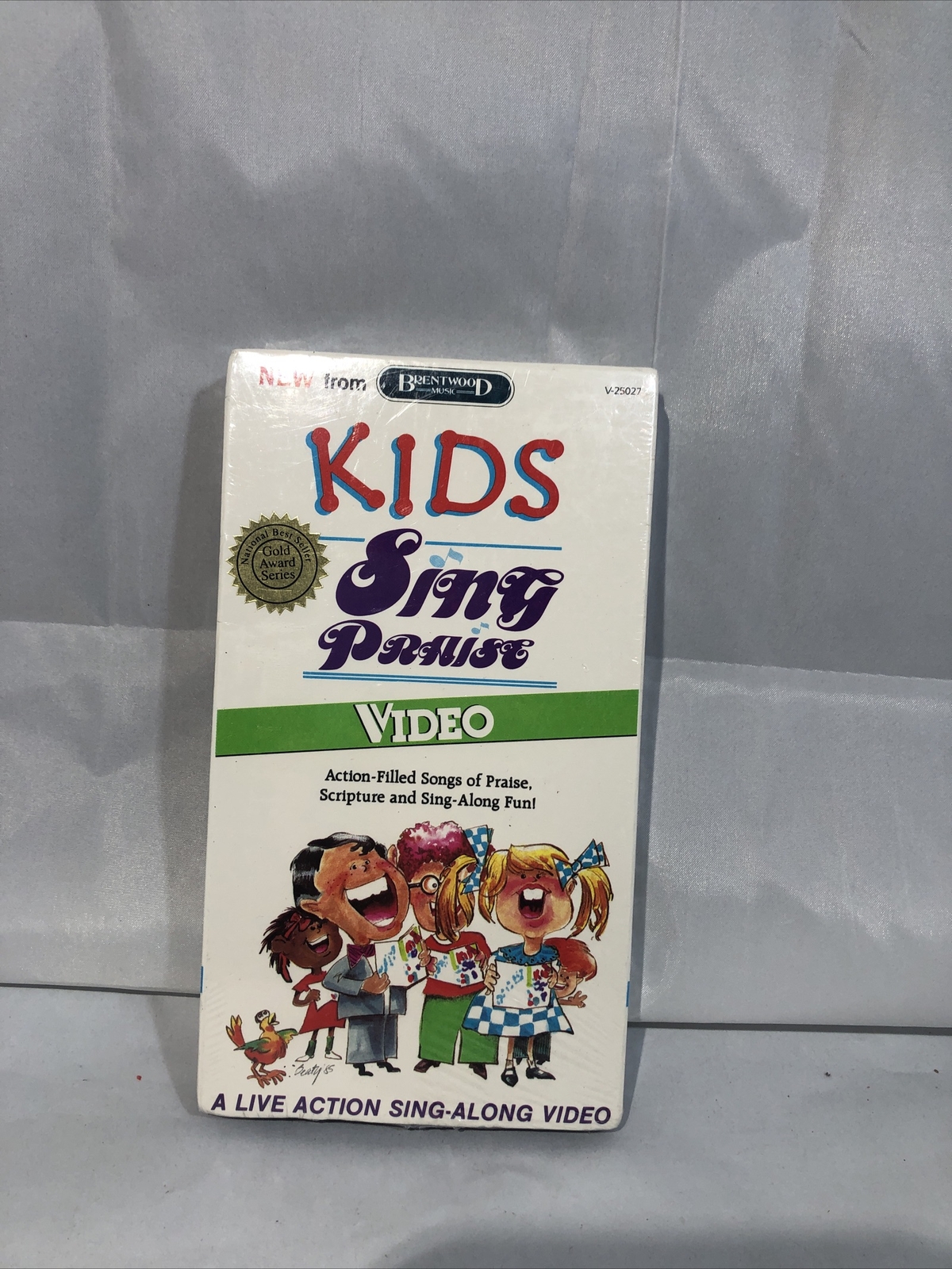 Kids Sing Praise Vol. 1 Brentwood Music Sing-Along RARE VHS TAPE 1987 ...
