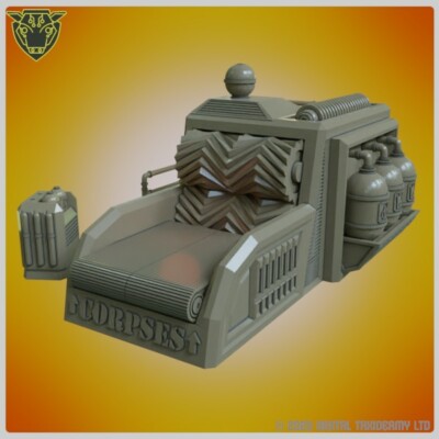 Maschine für Leichenschleifer Resyk Scifi Industrial 28mm Dredd Grimdark Stargrave 