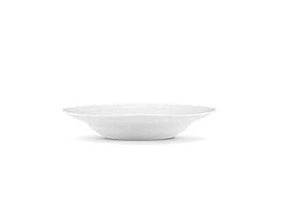 Assiette Plate Gourmet Richard Ginori Vecchio Ginori 6 - Porcelaine Blanche, 28 Cm, Neuve