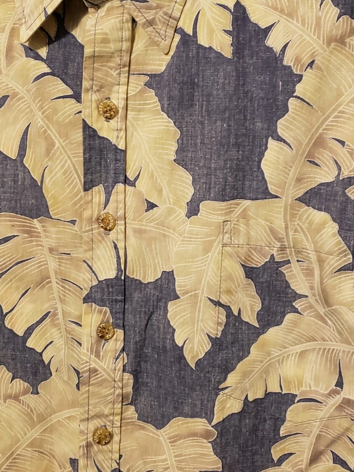 Hawaiian Shirt Men's Floral Palms Cooke Street Button Down Short Sleeve Size XL - Image 2 of 4