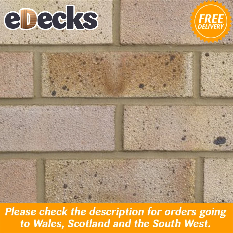 Wall Bricks LBC 65mm Dapple Light Bricks 390 Per Pack Extension Wall