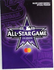 Major League Baseball Official Program 2021 ALL STAR GAME COLORADO