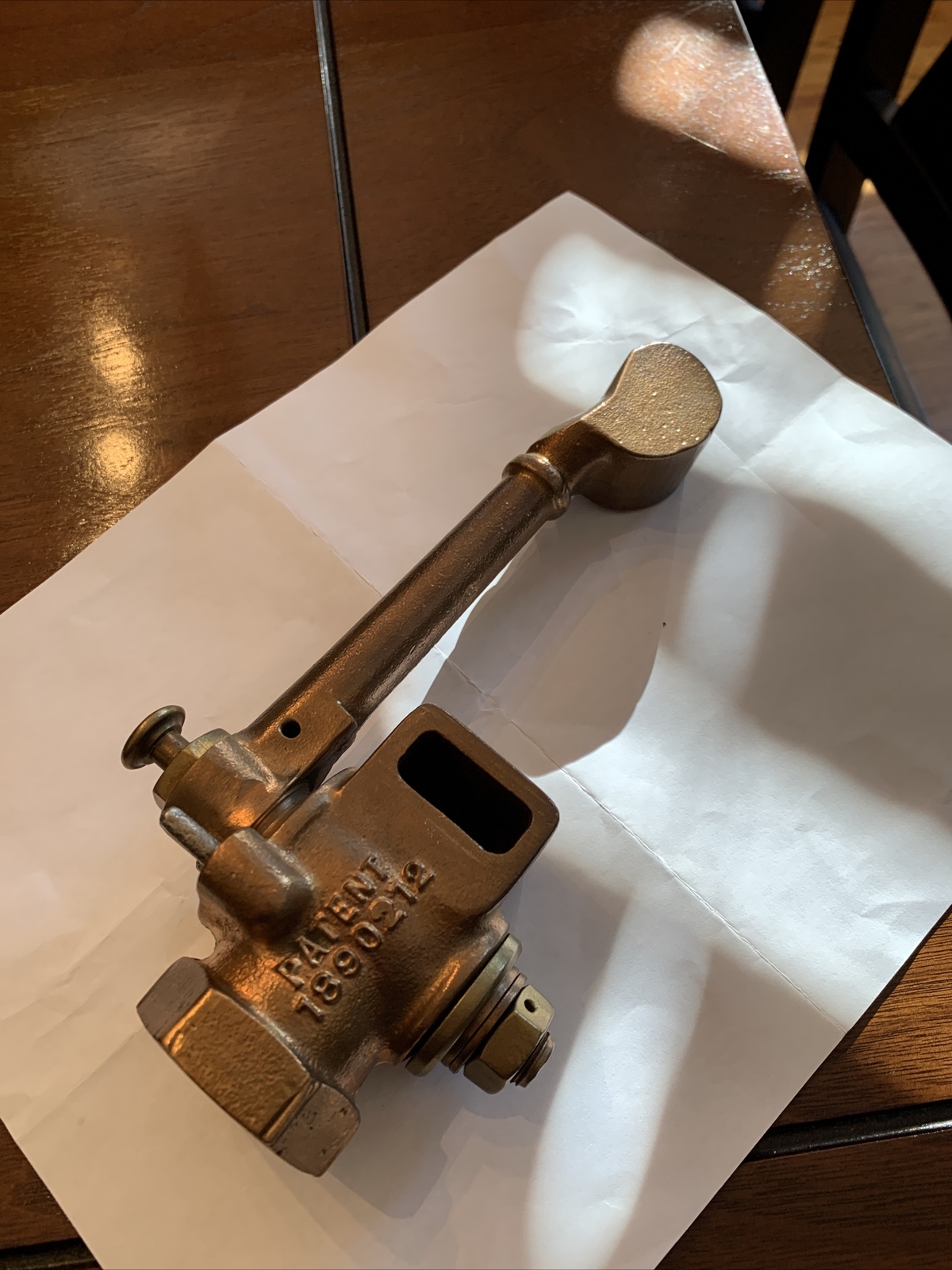 SHERBURNE CO. Brass Caboose Whistle Train Railroad Steam Antique